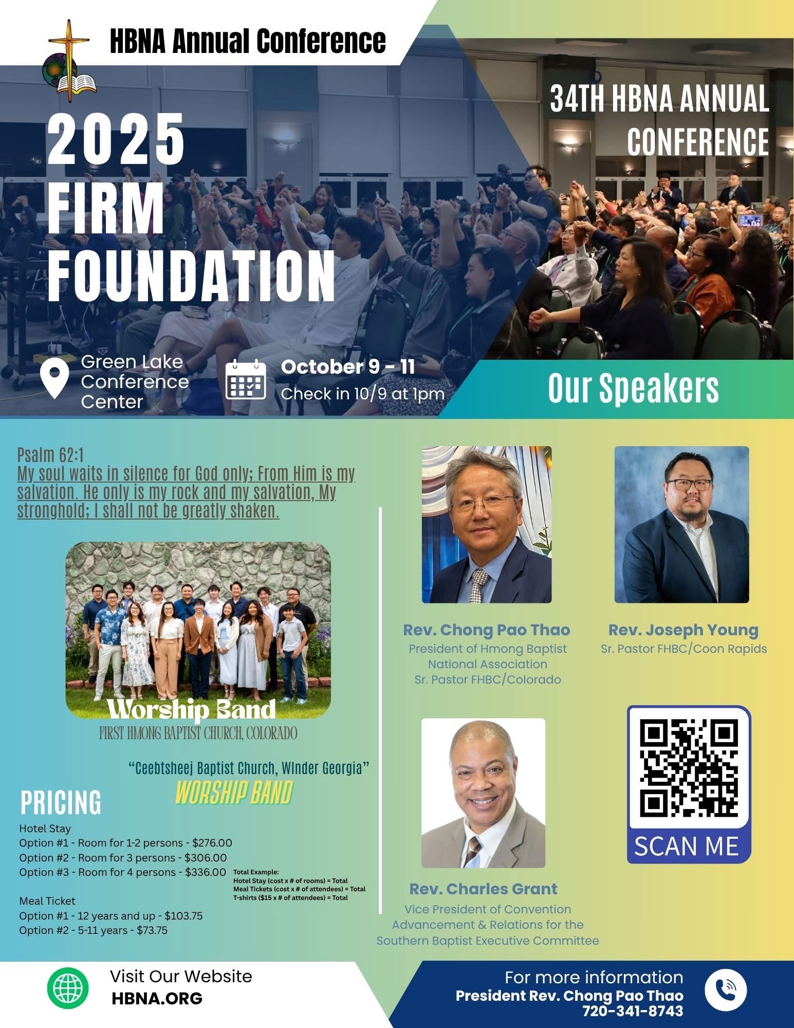 Hmong Baptist National Association 34th Annual Conference (Firm Foundation)